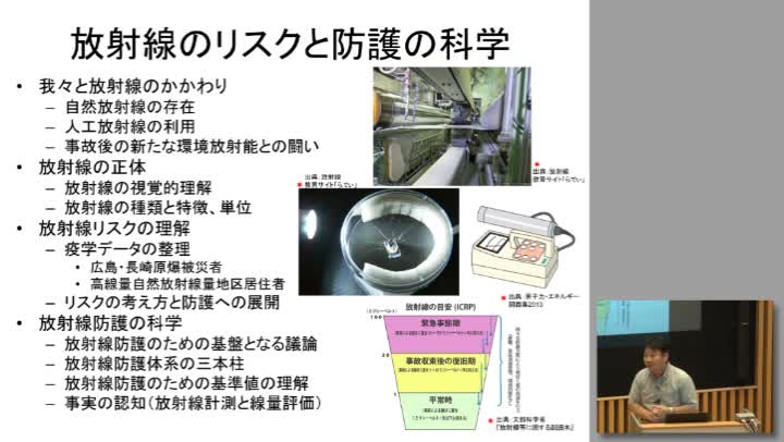 放射線のリスクと防護の科学